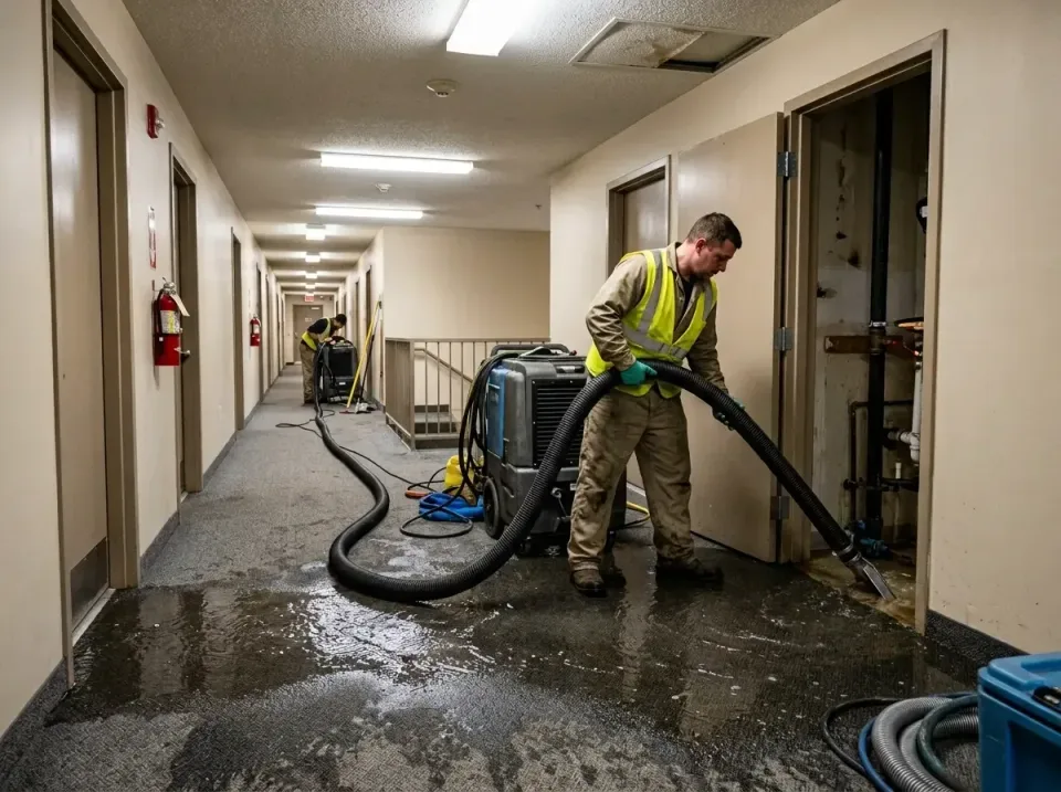 multi-unit-apartment-hallway-f-005 — frequently asked questions, Emergency Burst Pipe Water Extraction & Removal in Glenside…